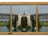 Leti.ch Fenster Panorama Fotorahmen Brücke